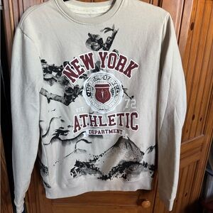 New York Athletic Department Cream Sweatshirt